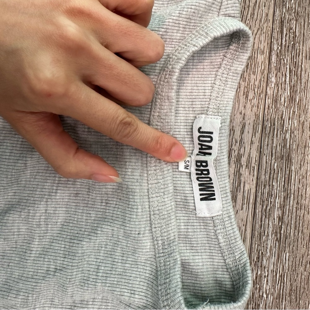 Joah Brown Ribbed Tank - Picture 2 of 5